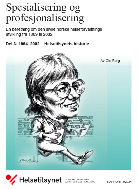 Bilde av forsiden. Anne Alvik tegnet av Olav Skogseth som illustrasjon til et portrettintervju i Østlandets Blad 6. september 1985.
